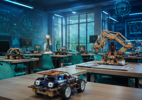 Where Every Robotic Build Comes Together — Matrix High School laboratories